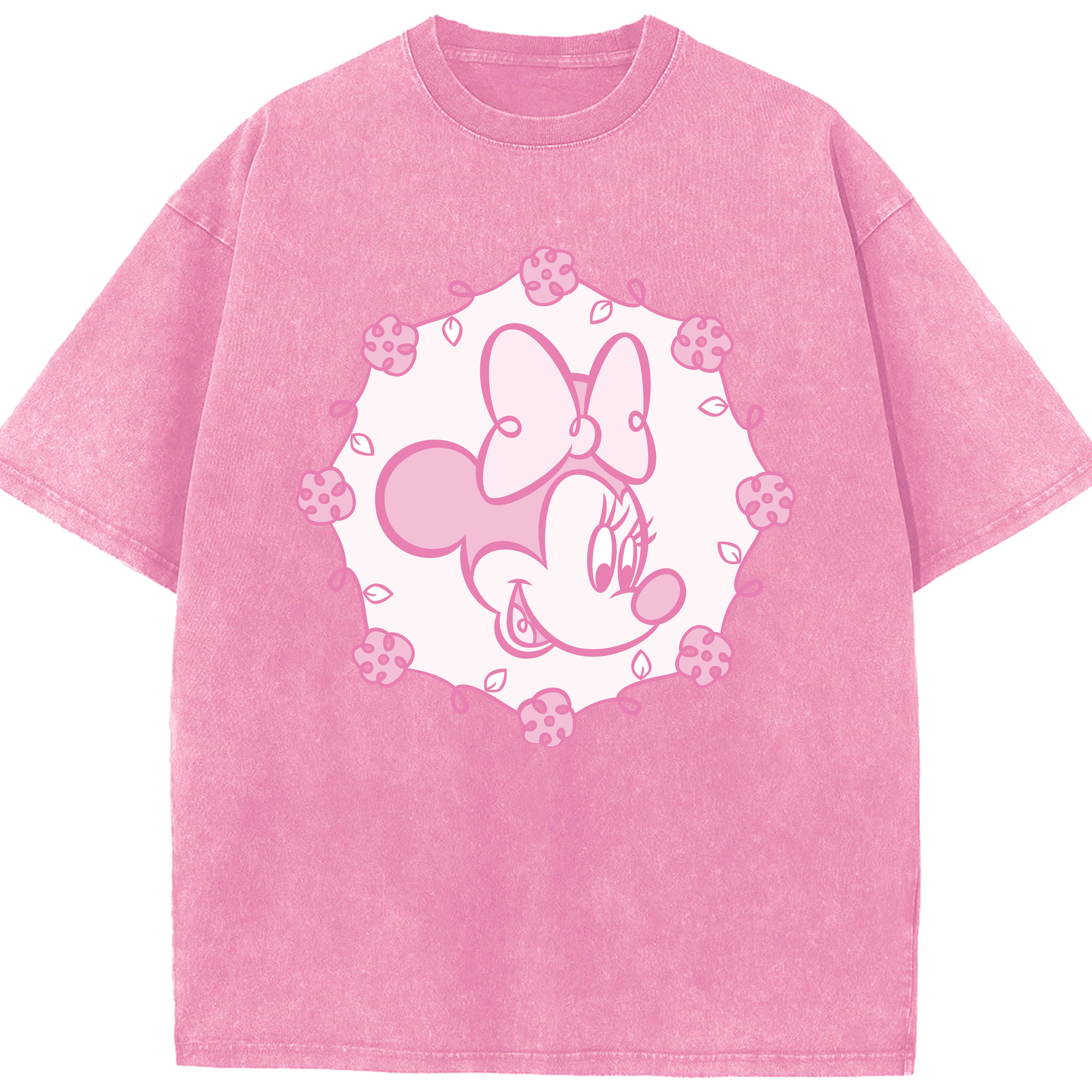 （画像用） ミッキーマウス Mickey Mouse 綿100% ヴィンテージ風 半袖Tシャツ（フロントプリント）